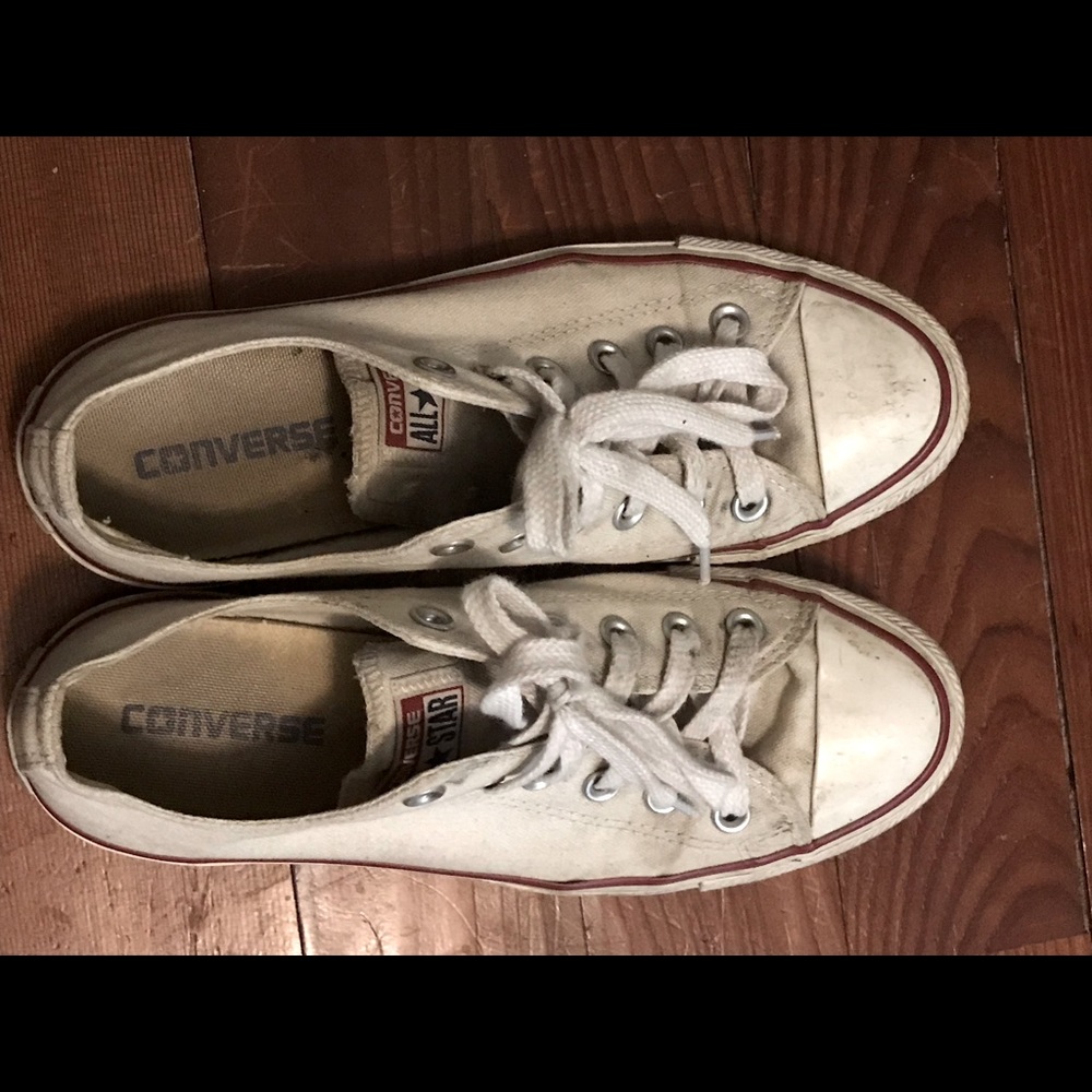 Women’s white converse